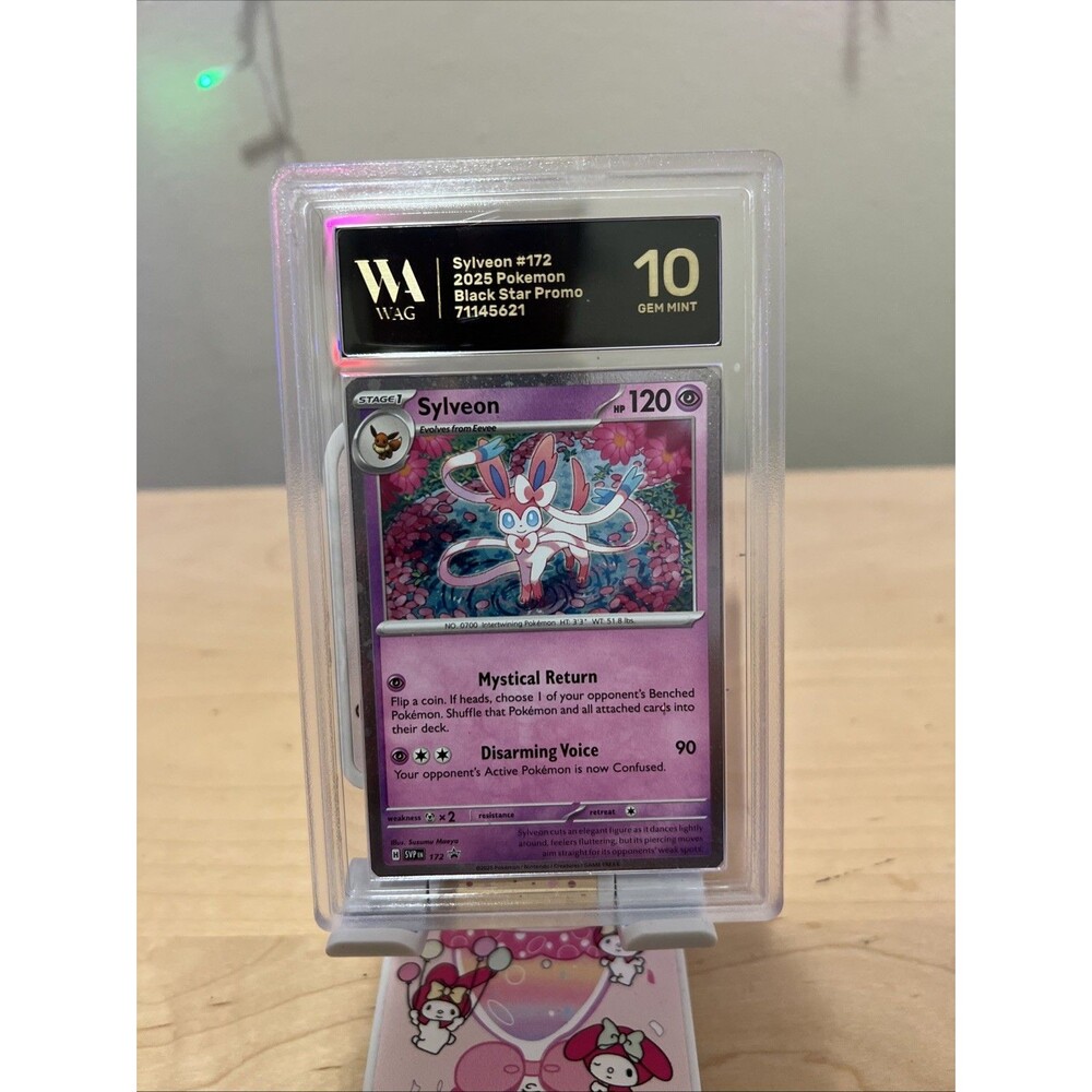 Pokémon Sylveon Black Star Promo #172 Prismatic Evo 25 GEM MINT 10 Black Label